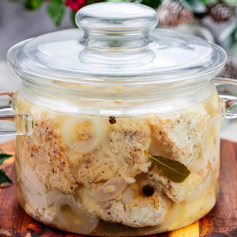 Przechowywanie ryby w occie