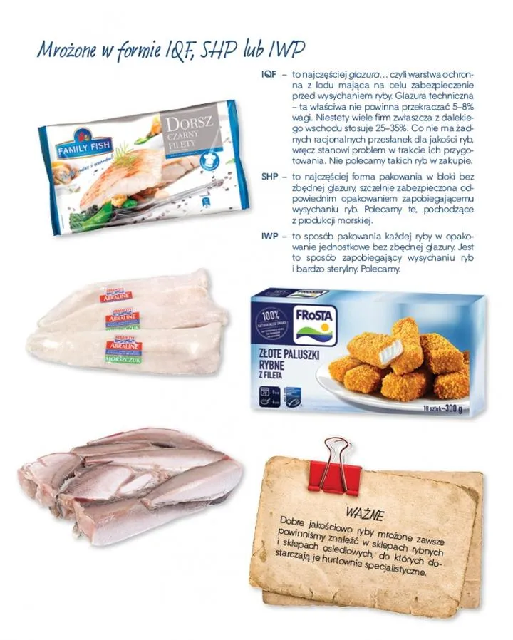 Przygotowanie mrożonej ryby